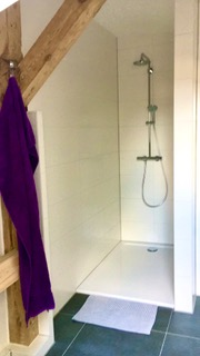 Dusche im Obergeschoss