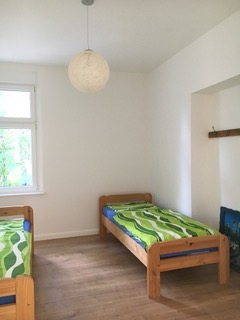 Schlafzimmer der Obergeschosswohnung