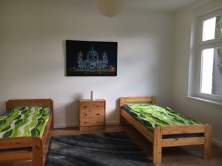Schlafzimmer der Erdgeschosswohnung