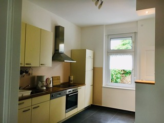 Küche der Erdgeschosswohnung